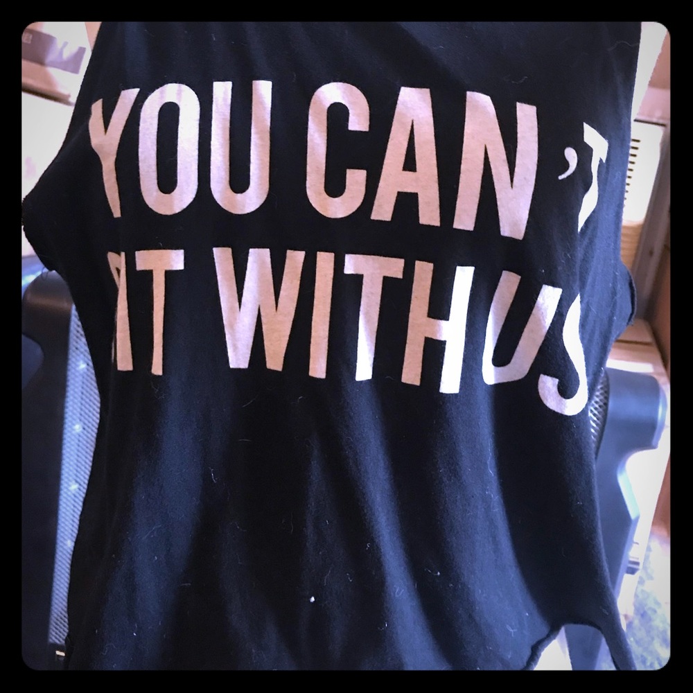 You  can't  sit  with  us  crop top